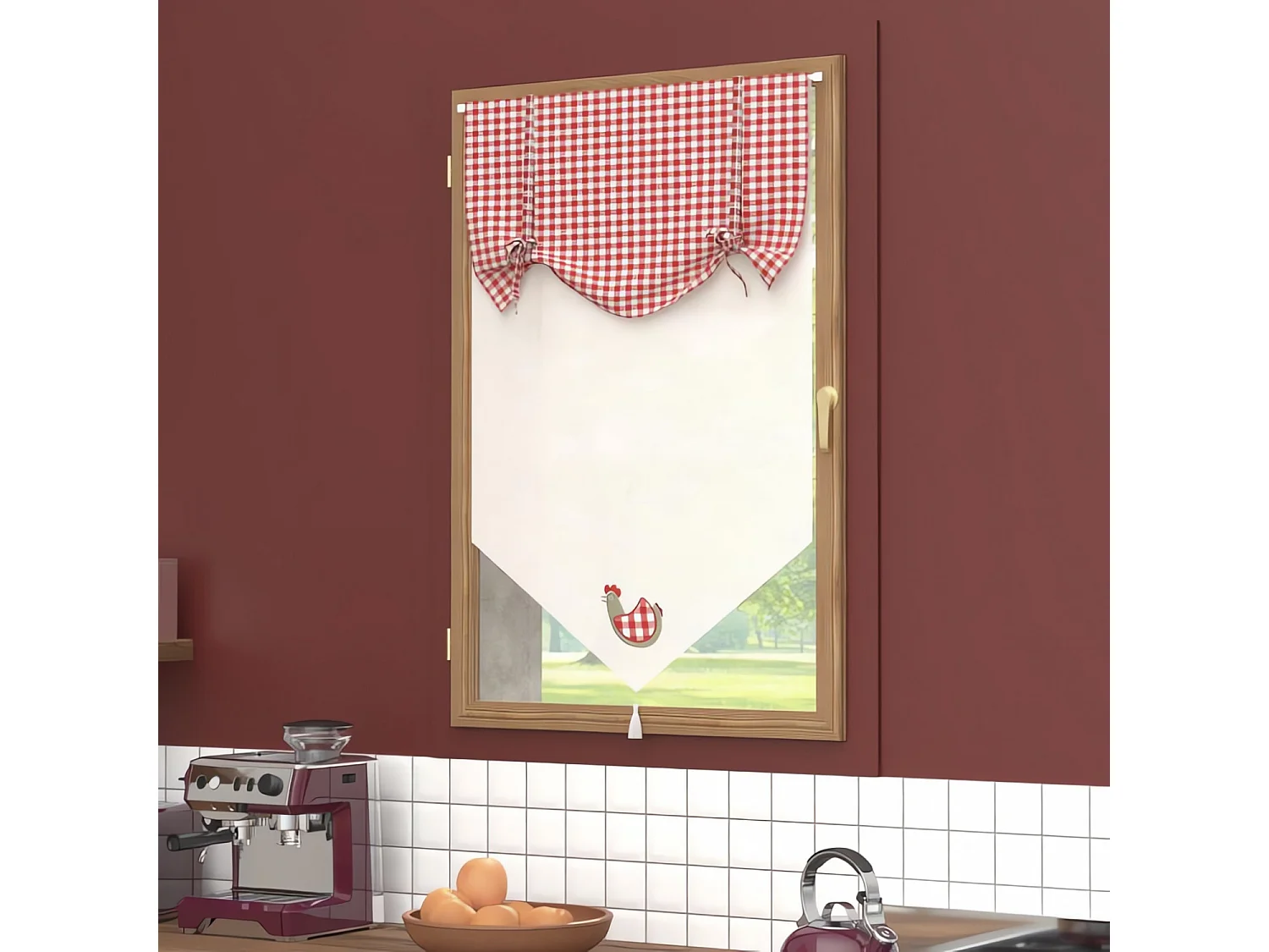 Visillo para ventana 60X90 cm PAULETTE, de Soleil d'Ocre