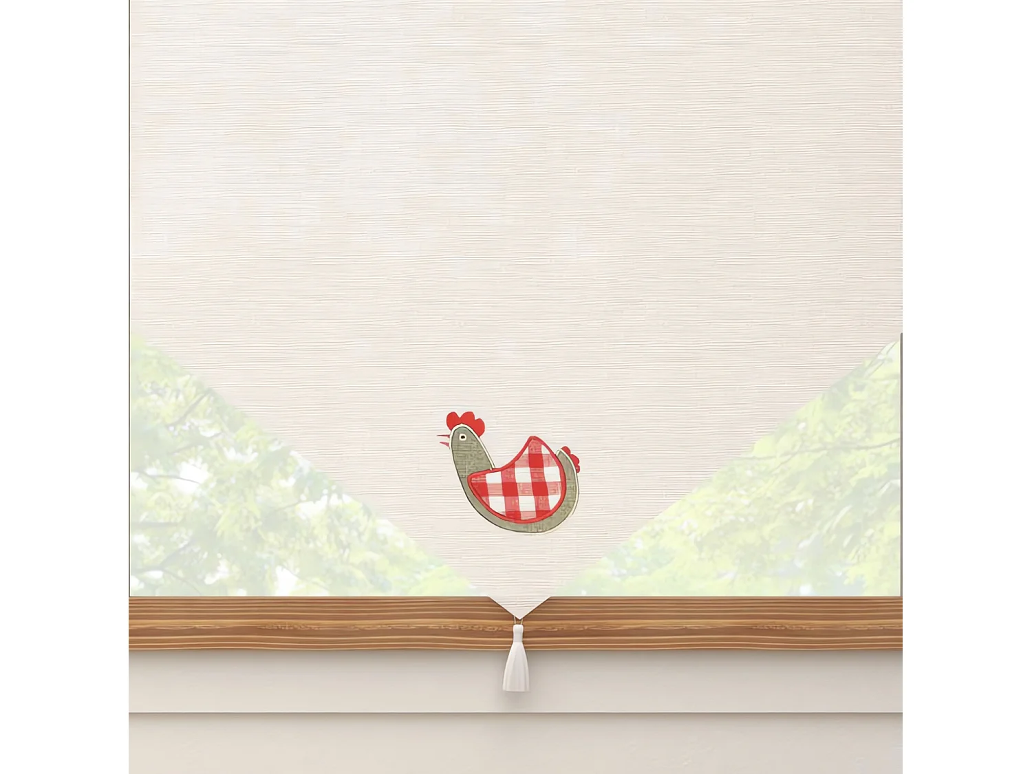 Visillo para ventana 60X90 cm PAULETTE, de Soleil d'Ocre