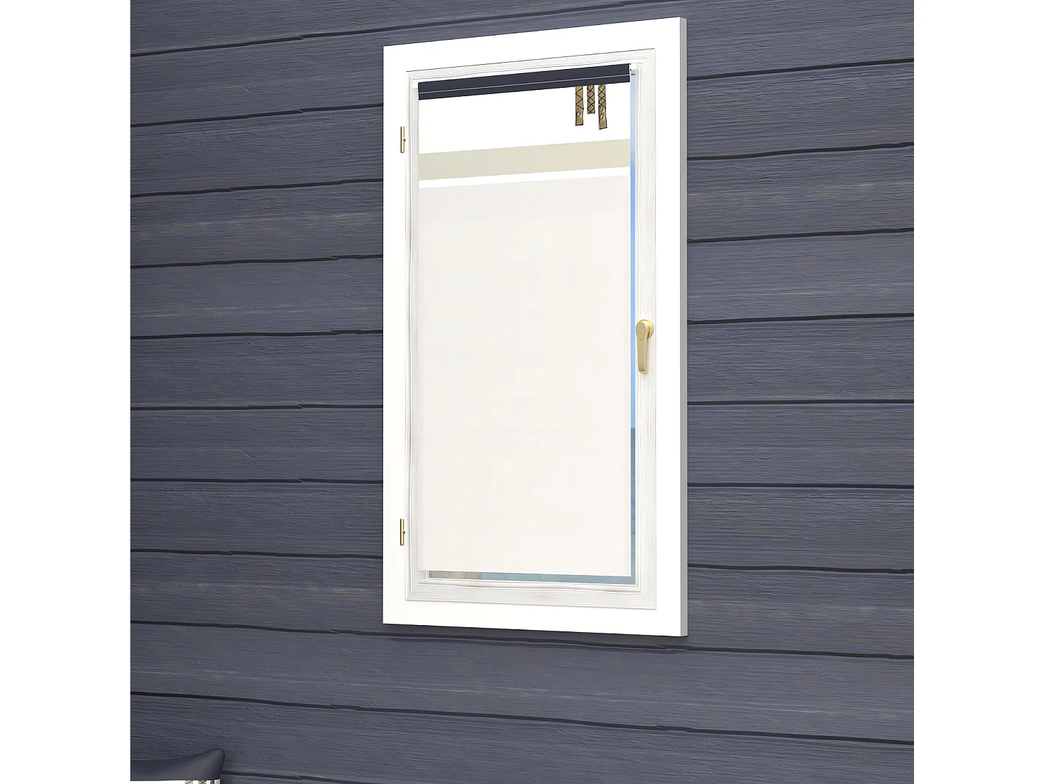 Brise bise en coton 45x90 cm ESPRIT MARIN, par Soleil d'Ocre