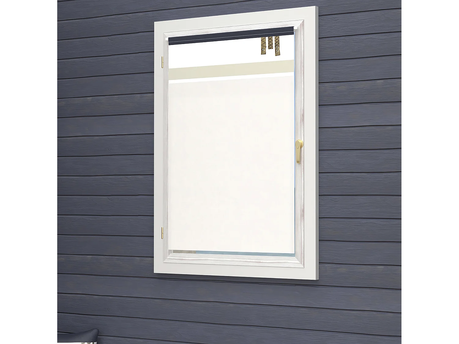 Brise bise en coton 60x90 cm ESPRIT MARIN, par Soleil d'Ocre