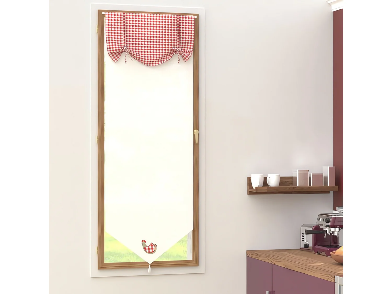 Visillo para ventana 60x160 PAULETTE, por Soleil d'Ocre