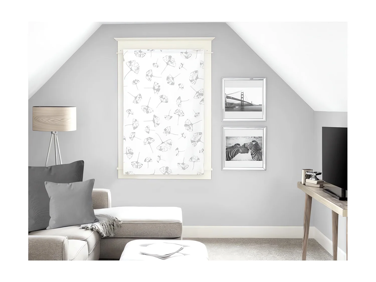 Visillo para ventana 60x90 cm KYOTO, por Soleil d'Ocre