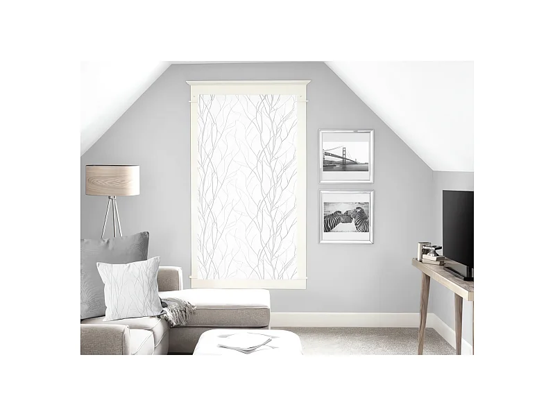 Visillo para ventana 60x160 cm LIANE blanc, de Soleil d'Ocre