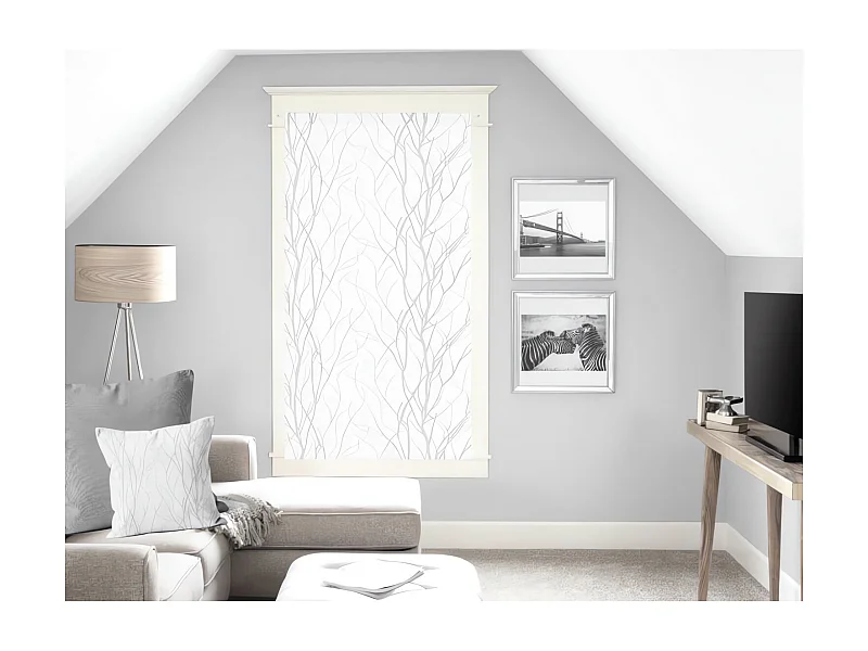 Brise bise 60x160 cm LIANE blanc, par Soleil d'ocre