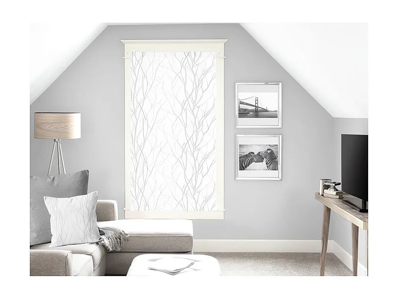 Visillo para ventana 60x160 cm LIANE blanc, de Soleil d'Ocre