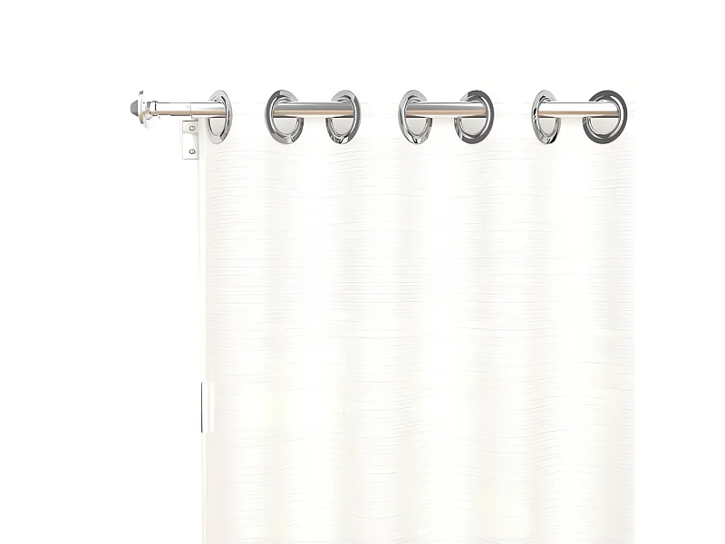 Visillo con ojales  135X180 cm ALIX blanco, por Soleil d'ocre