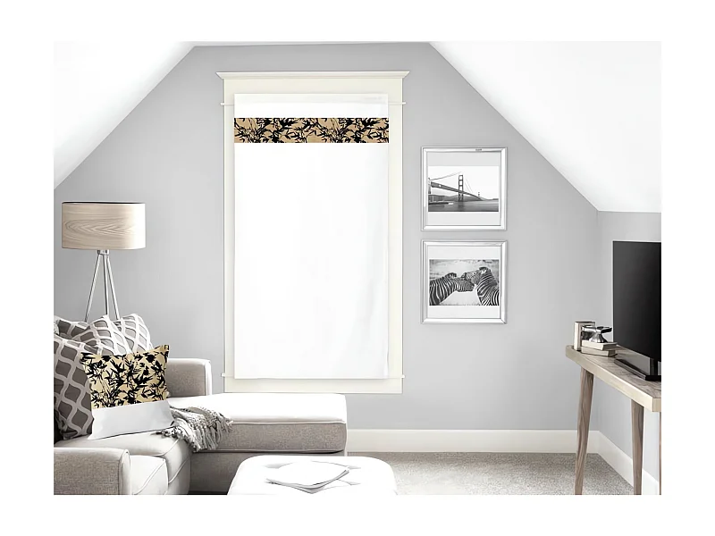 Brise bise en coton MAYLINE 60x90 cm, par Soleil d'Ocre