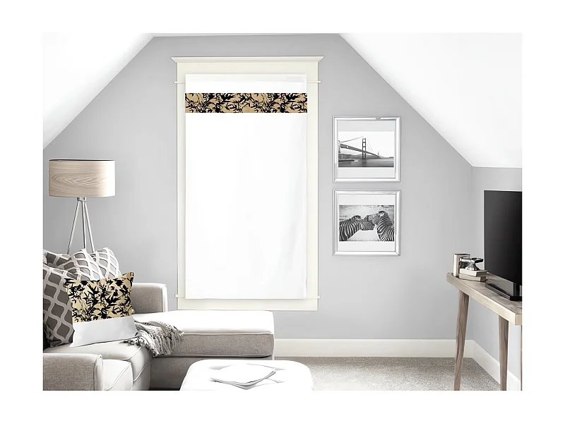 Visillo para ventana algodón MAYLINE 60x90 cm