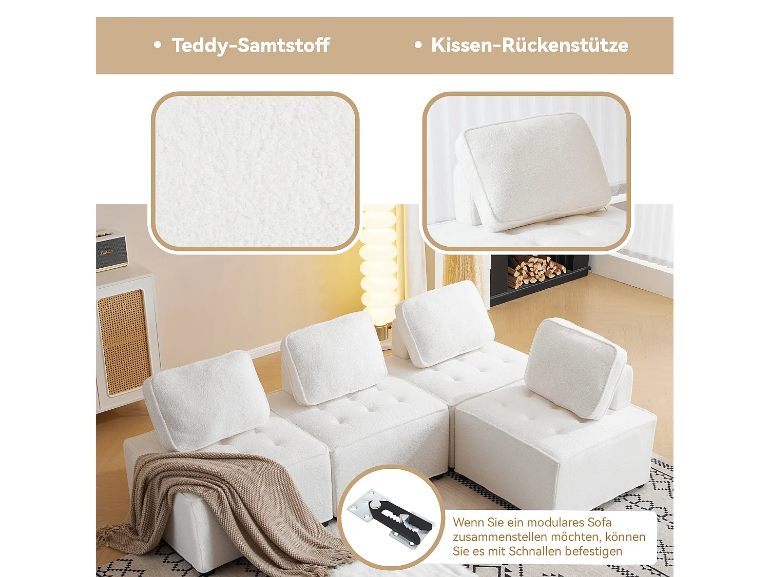 Sofá de 3 plazas, sofá de salón combinado, sillón de ocio, sillón sin brazos, sofá combinado, sofá patchwork