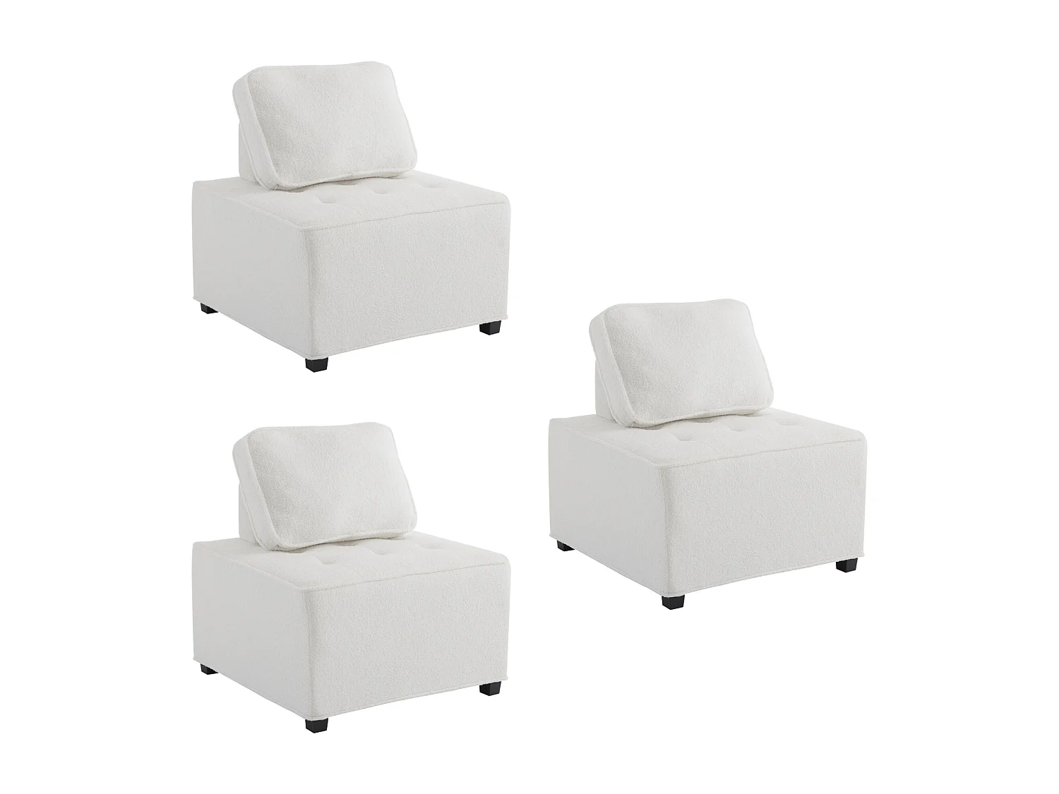 Sofá de 3 plazas, sofá de salón combinado, sillón de ocio, sillón sin brazos, sofá combinado, sofá patchwork