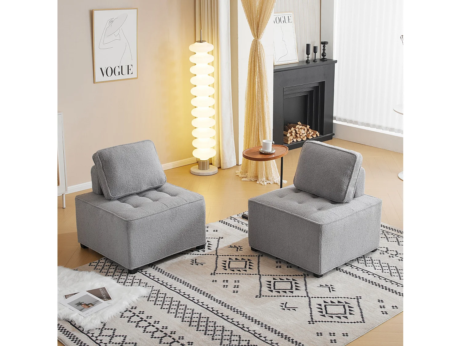 Sofá individual para 2 personas, sofá de salón combinado, sillón de ocio, sillón sin brazos, sofá combinado, sofá patchwork
