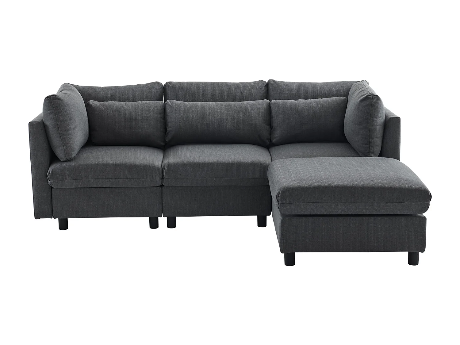 Modernes Design, Polstermöbel, Sofas, Dreisitzer, Loungesofas, Ecksofas mit Hocker, L-förmige Ecksofas.