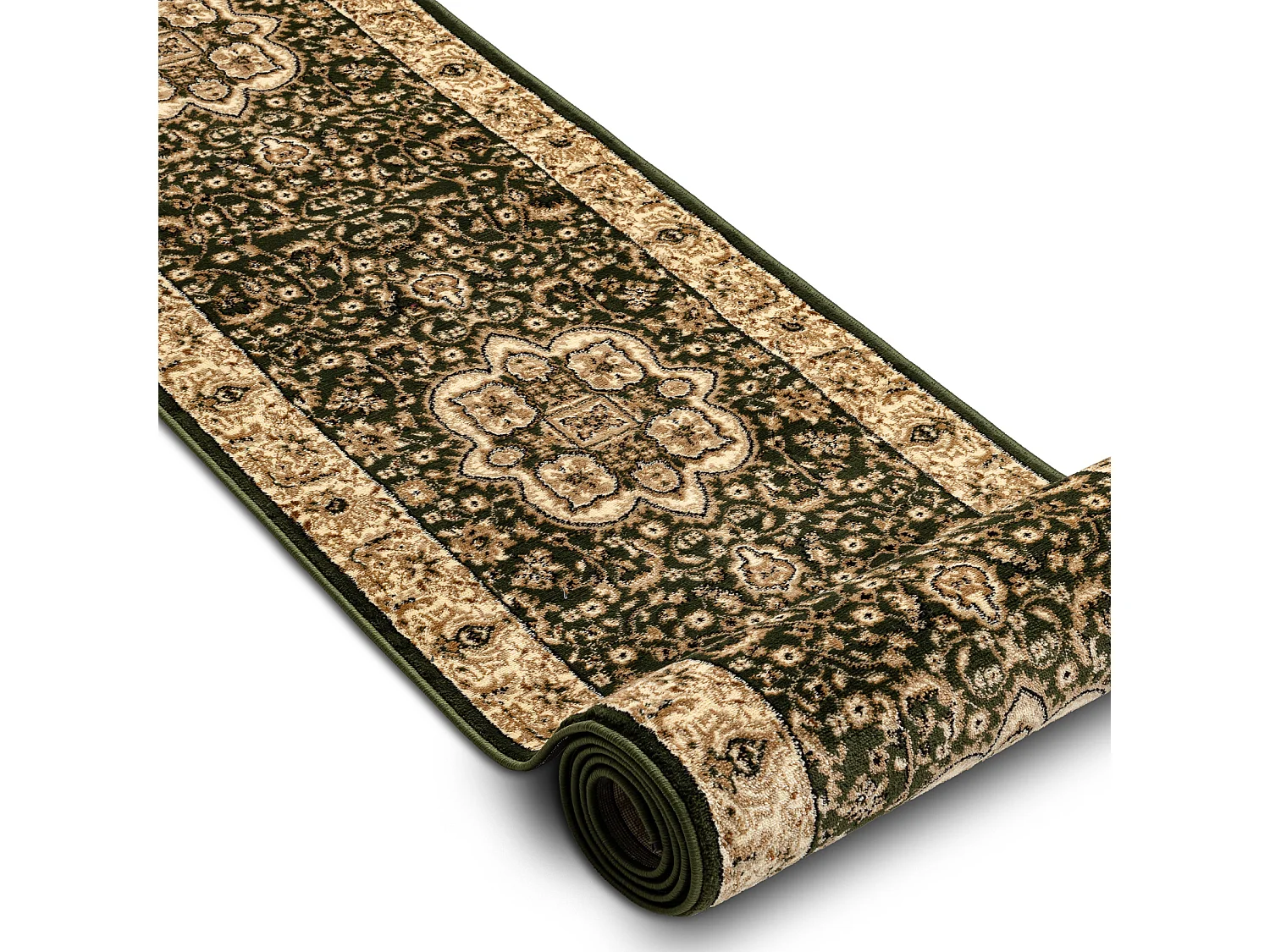 Vloerbekleding HEAT-SET ROYAL AGY 0521 groen 70x180 cm