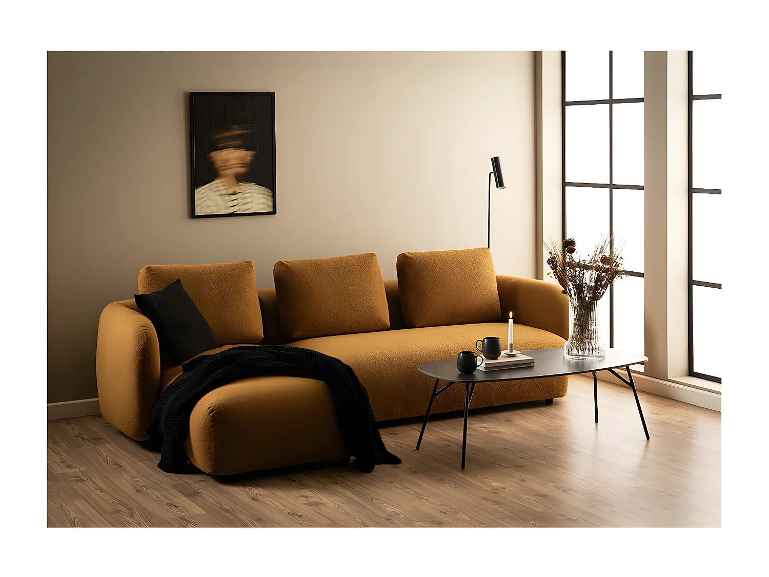 Caracas table basse noir.