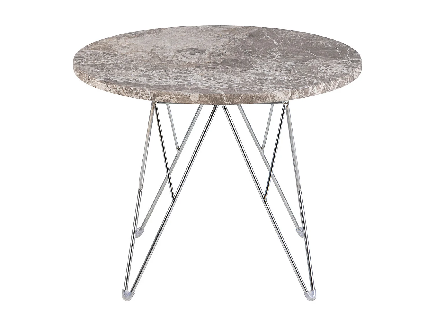 Prany salontafel Ø55cm marmer bruin.