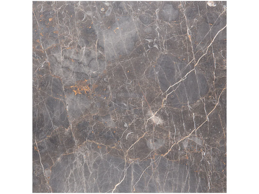 Naro salontafel bijzettafel Ø50cm marmer bruin.