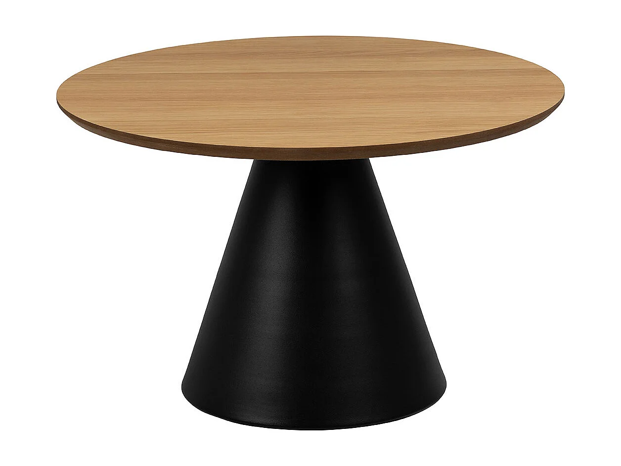 Soli table basse Ø65cm chêne décor.