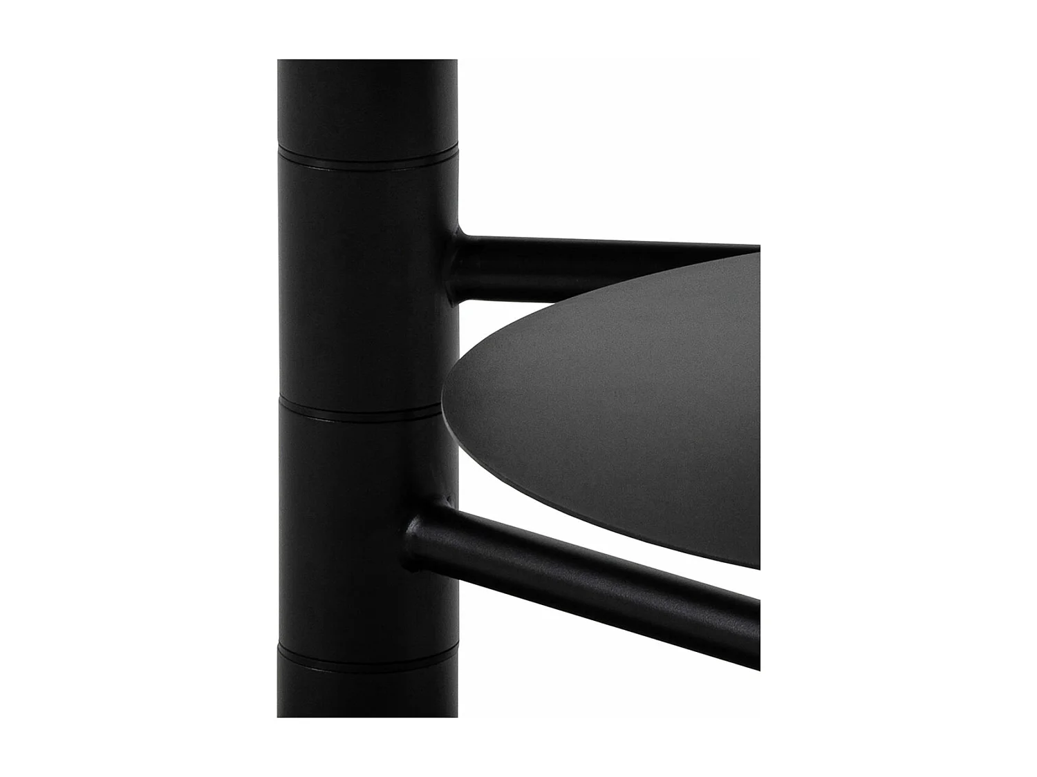 Lahti table basse marbre blanc noir.