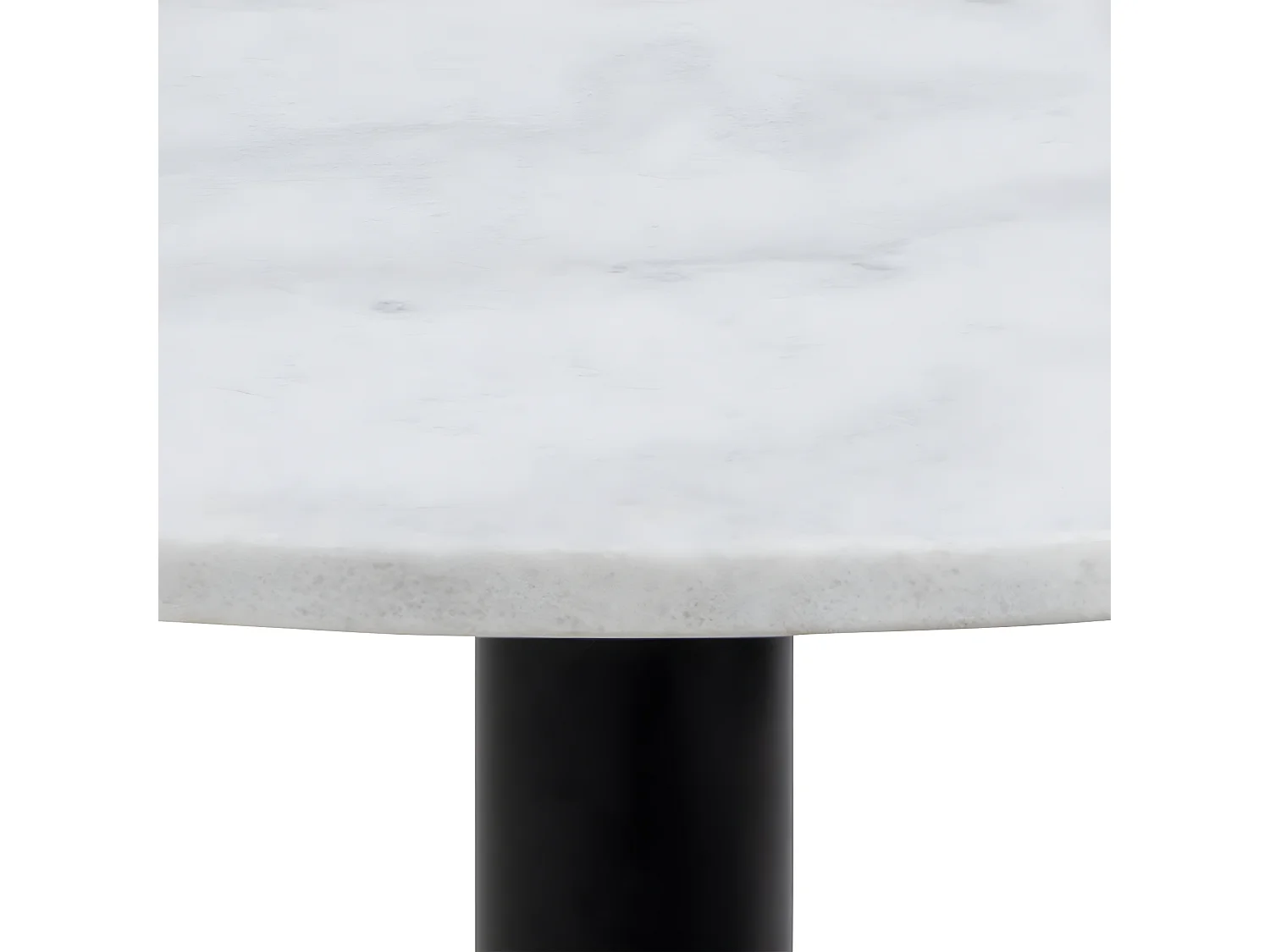 Lahti table basse marbre blanc noir.