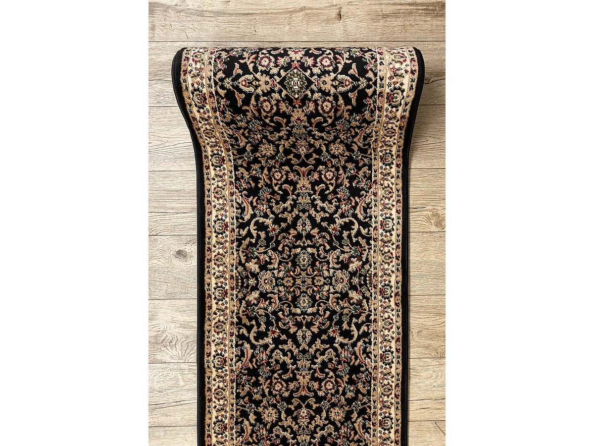 Tapis de couloir HEAT-SET ROYAL ADR 1745 noir 80x130 cm