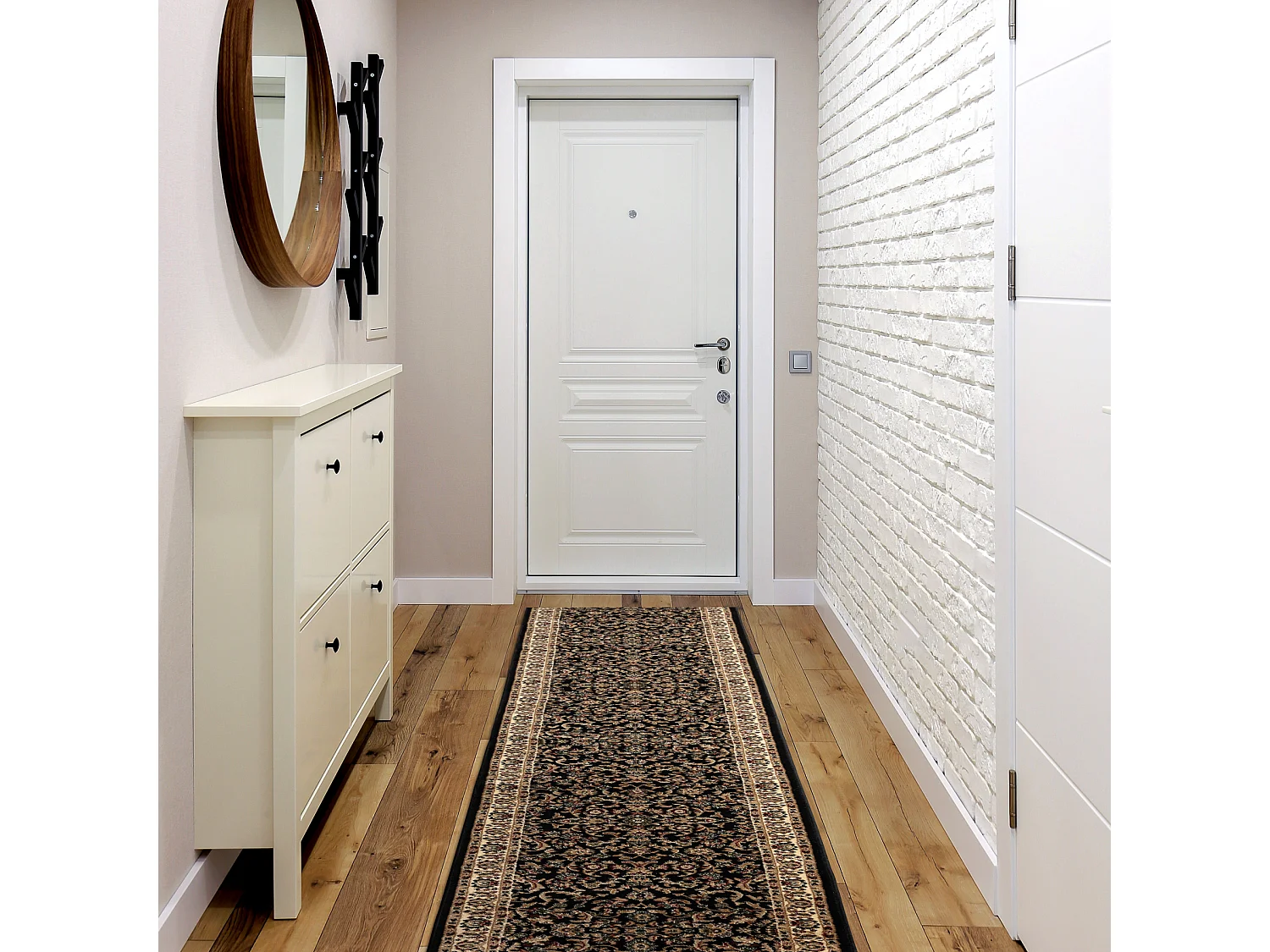 Tapis de couloir HEAT-SET ROYAL ADR 1745 noir 90x120 cm