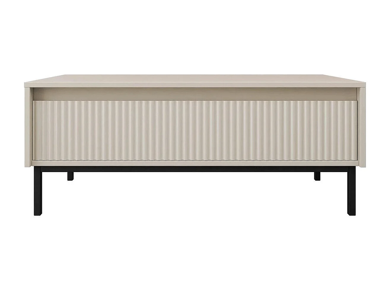 Table basse Comfivo Delruva 102, Cachemire, 40x50x100cm, Stratifié, Angulaire