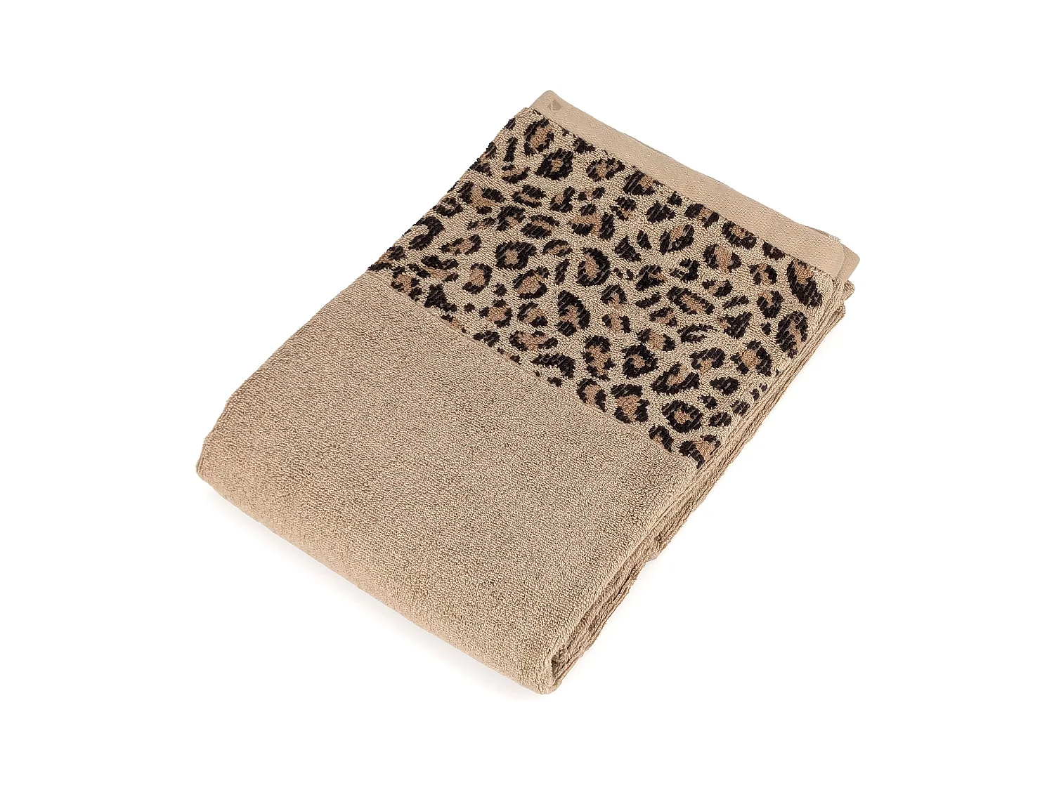 Serviette de toilette 50x100 cm pur coton collection WILD II jaune