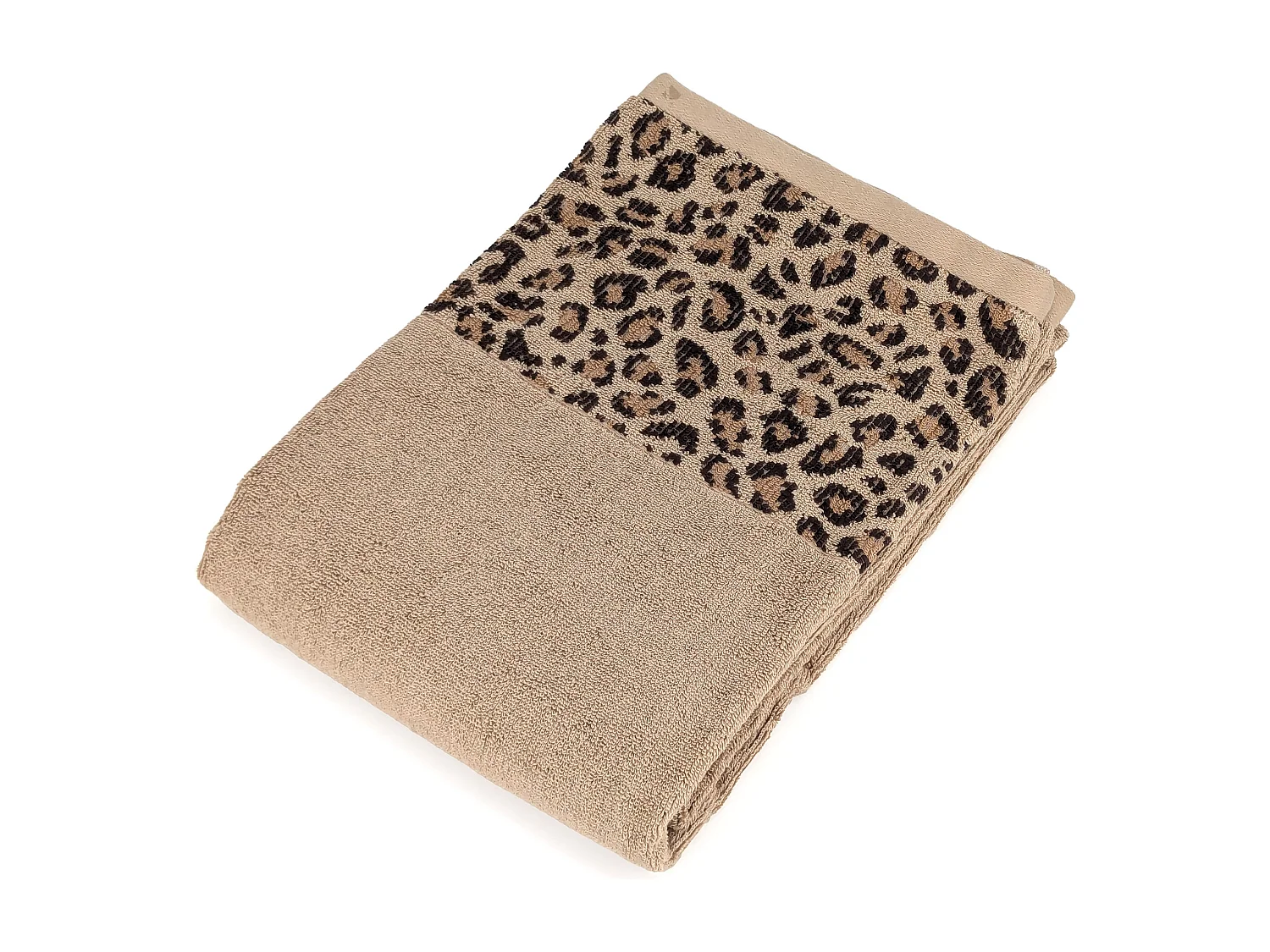 Serviette de toilette 50x100 cm pur coton collection WILD II jaune