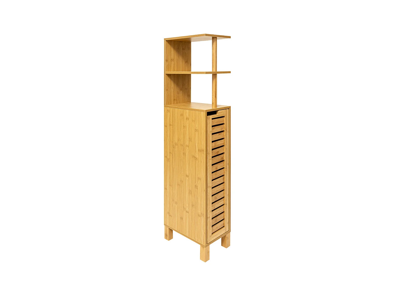 Meuble de rangement Colonne en Bambou H 120 cm