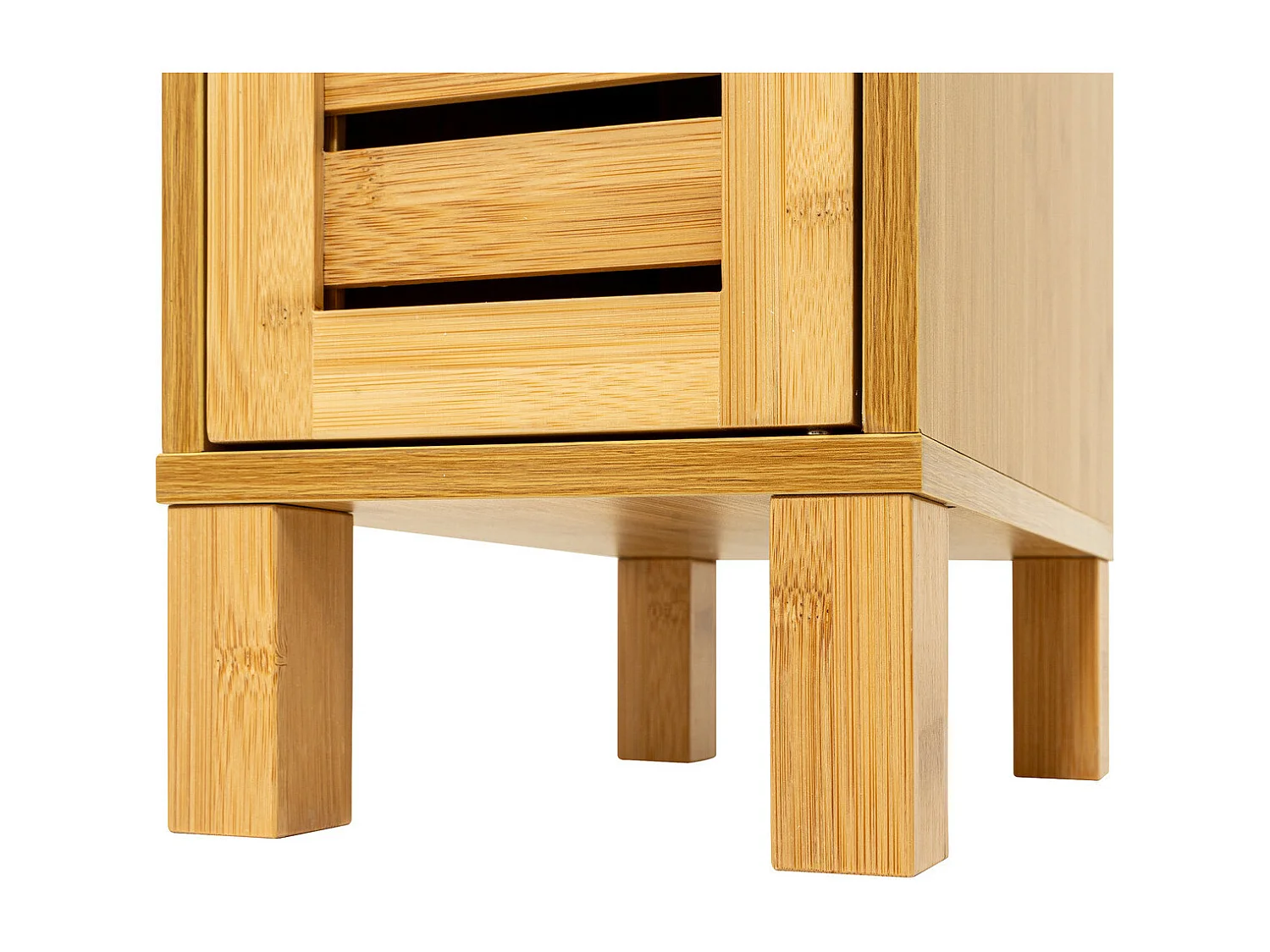 Meuble de rangement Colonne en Bambou H 120 cm