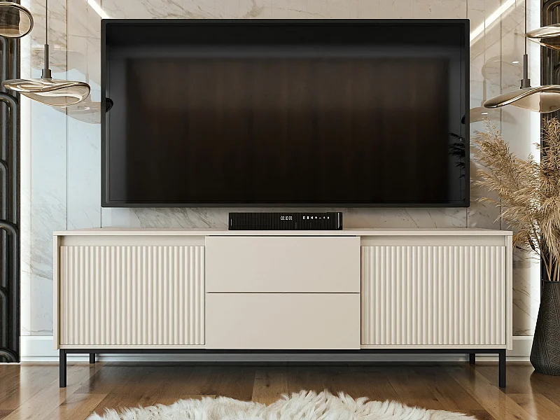 Meuble TV Comfivo Delruva 104, Cachemire, 174x60x40cm