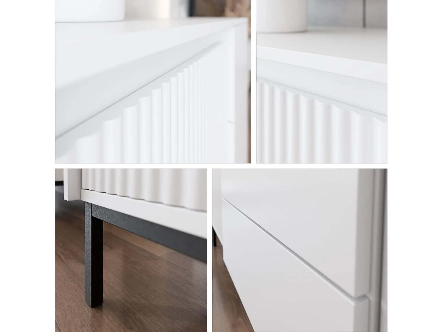 Meuble TV Comfivo Delruva 104, Cachemire, 174x60x40cm