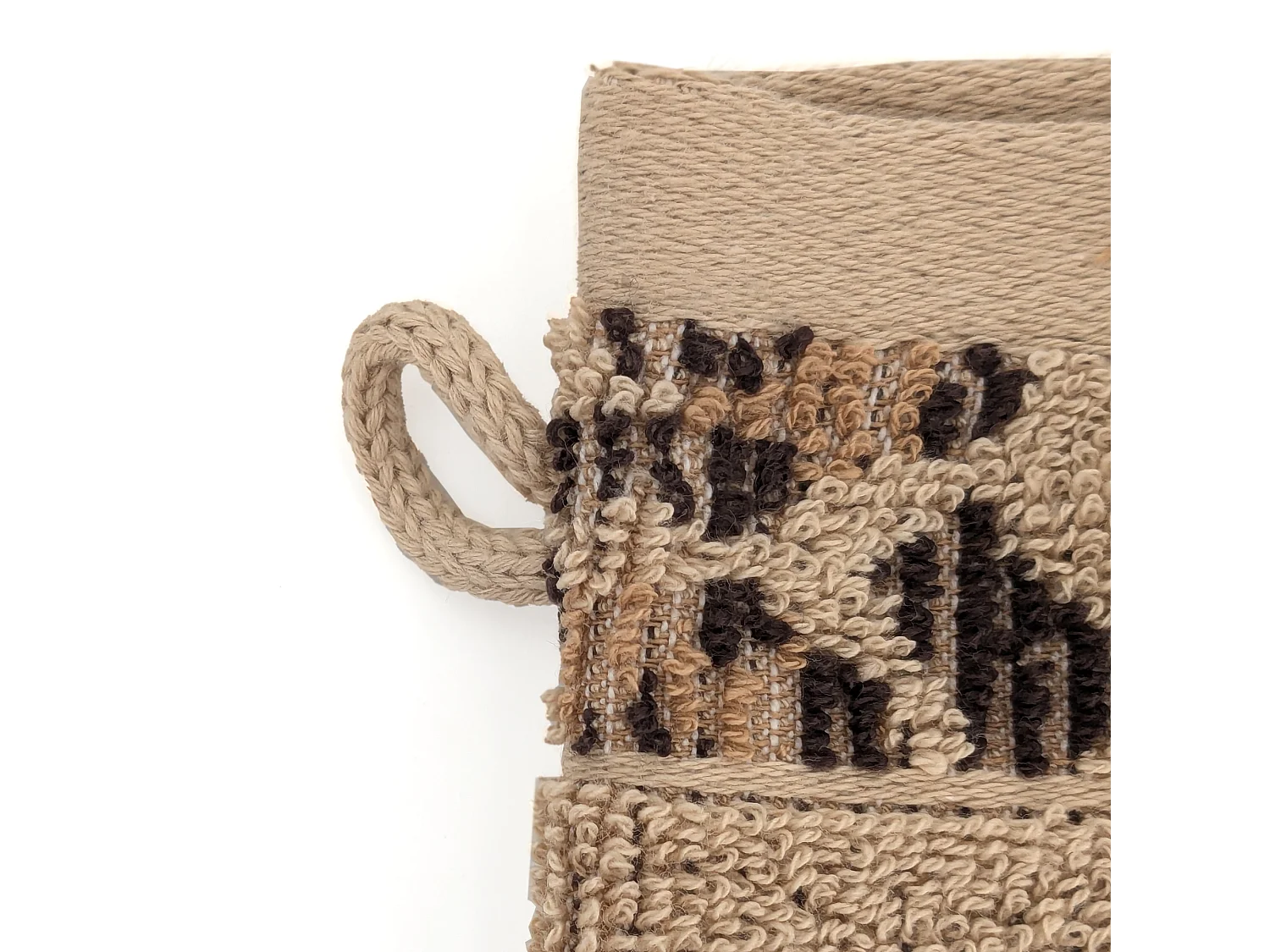 Lot de deux gants de toilette 16x21 cm pur coton collection WILD II jaune