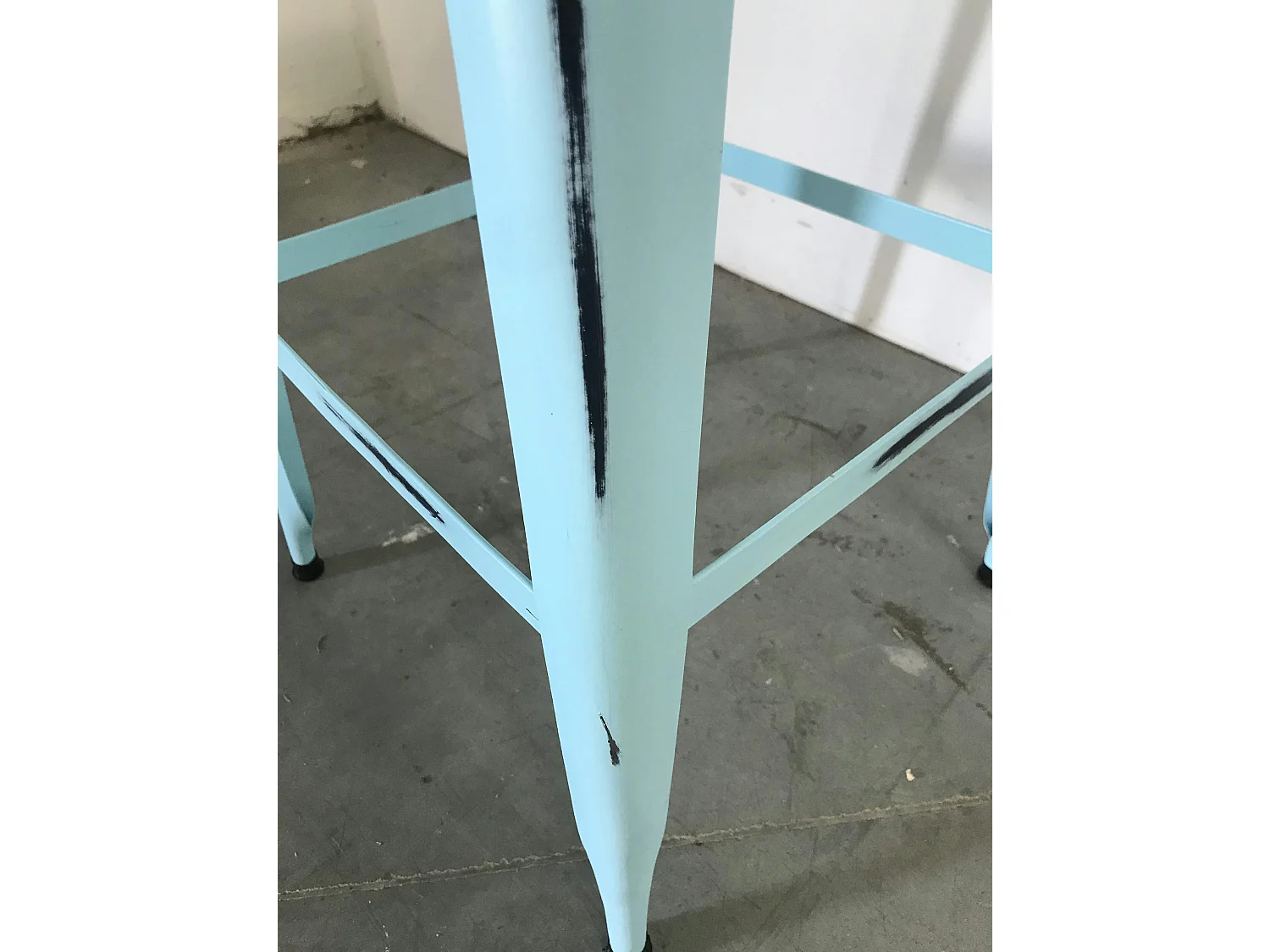 Tabouret de bar bleu (lot de 2) LEEDS