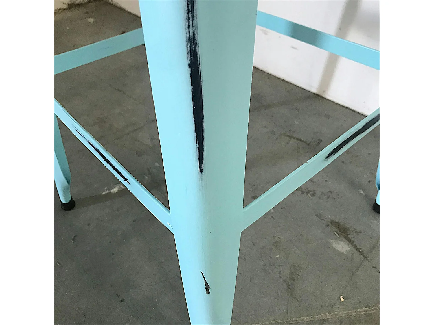 Tabouret de bar bleu (lot de 2) LEEDS