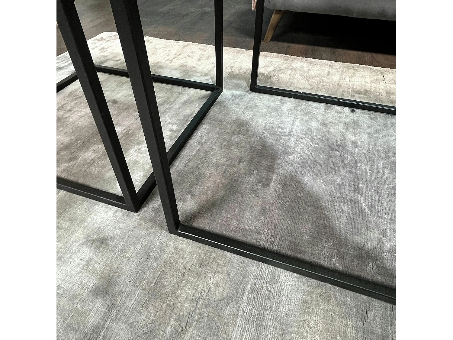 Table basse gigogne en bois de chêne blanc (lot de 3) COLOGNE