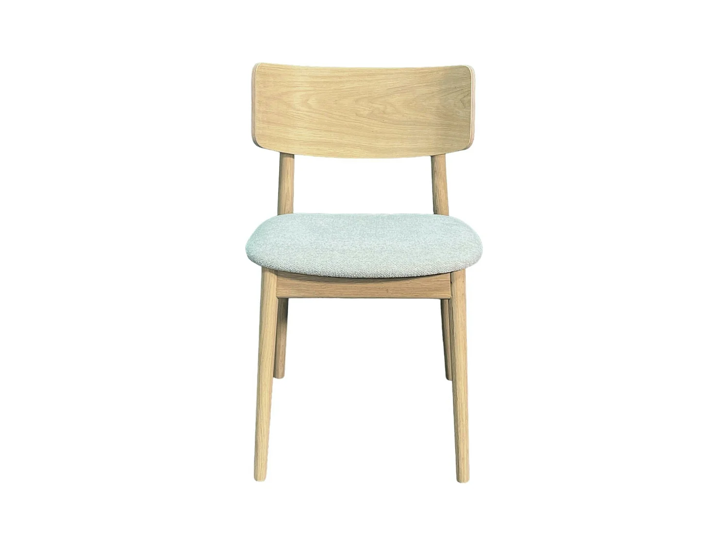 Chaise en bois moderne (finition chêne blanc) COLOGNE