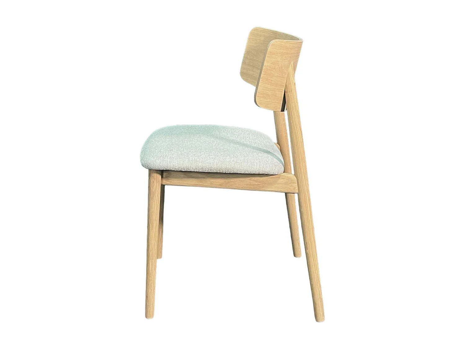 Chaise en bois moderne (finition chêne blanc) COLOGNE