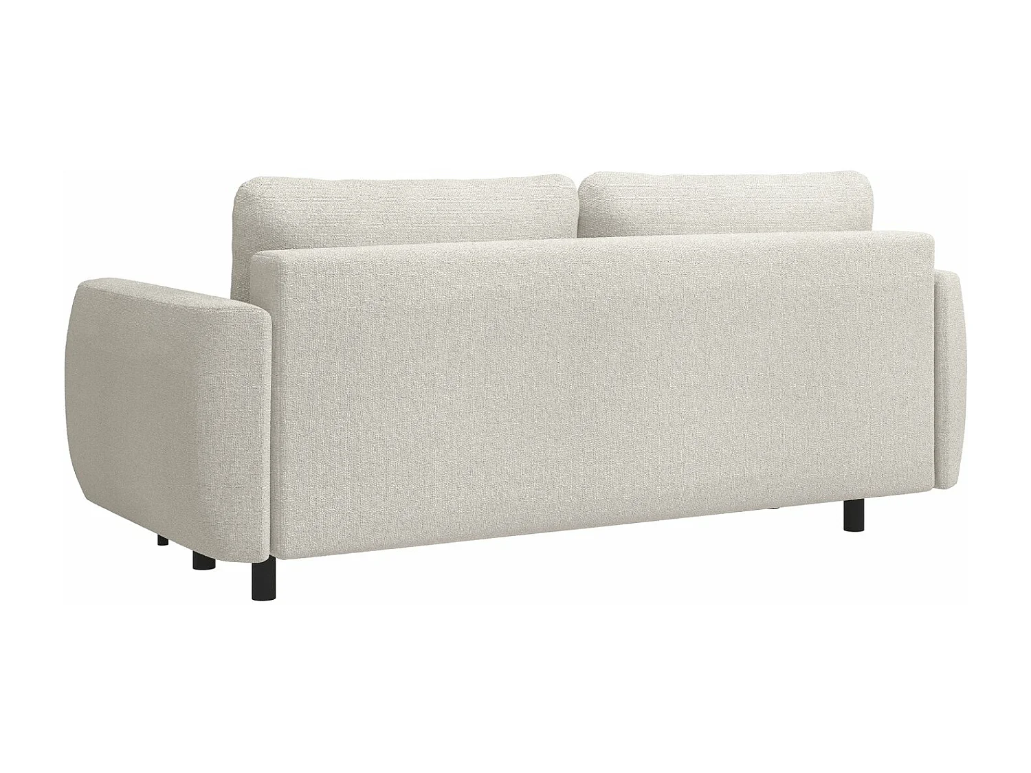 3-zits slaapbank - in crème bouclé - RANE