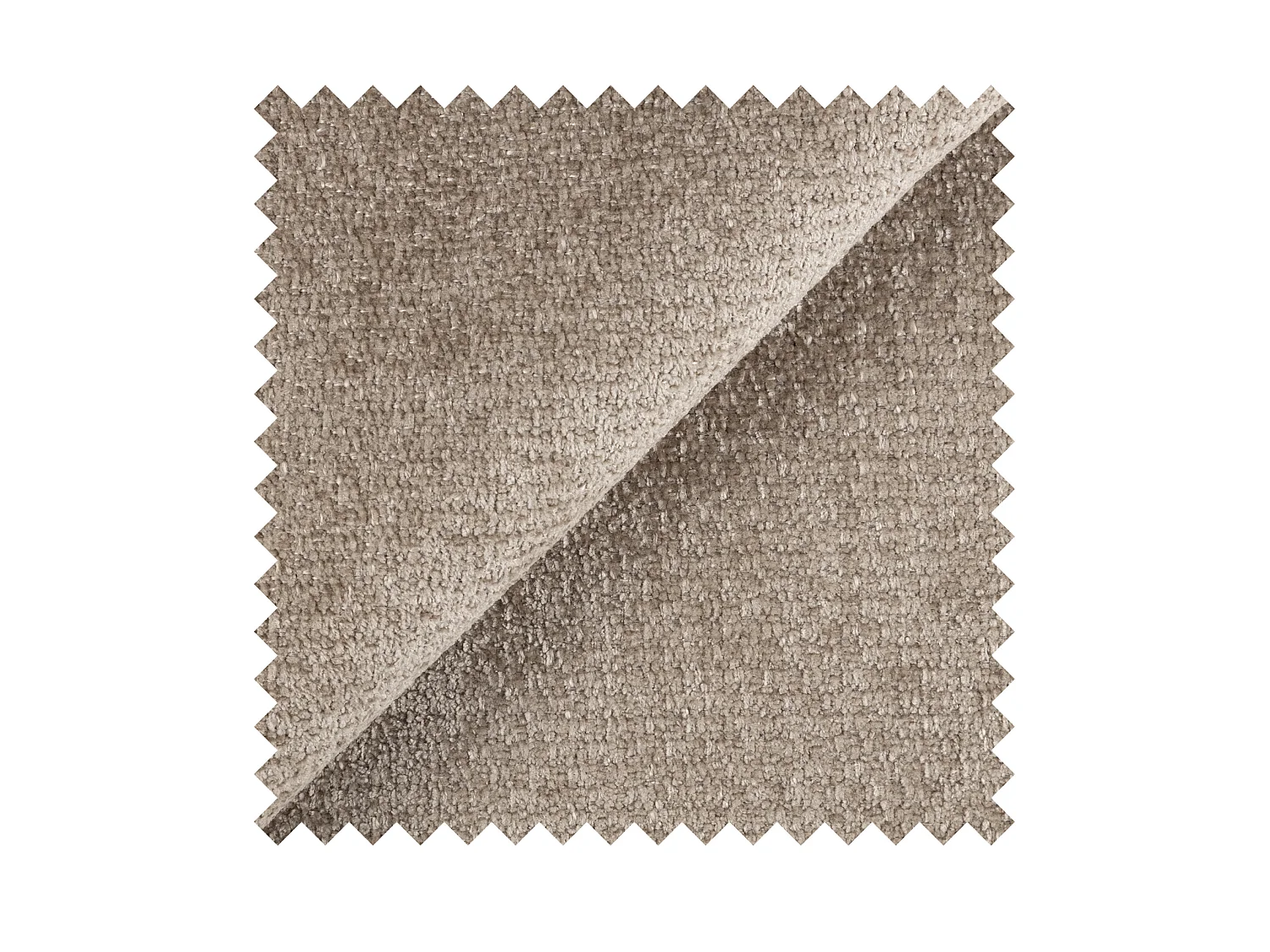 3-zits slaapbank - in waterdichte beige chenillestof - RANE