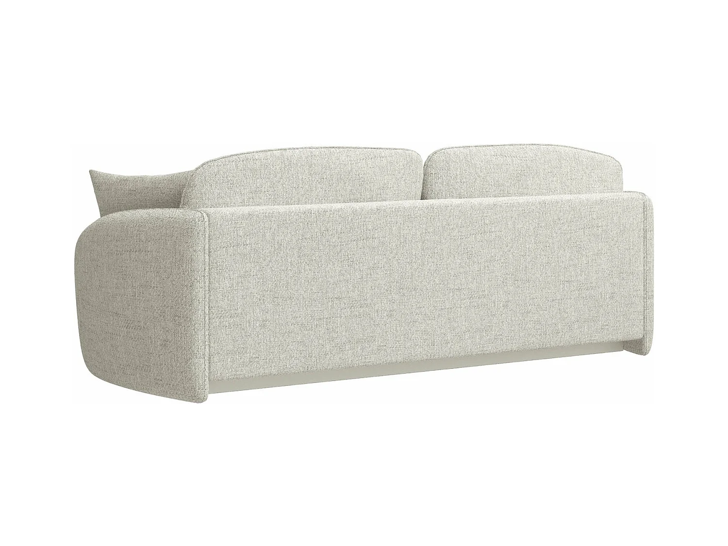 3-Sitzer Sofa mit Schlaffunktion und Bettkasten - Cremeweiß - SAVOY