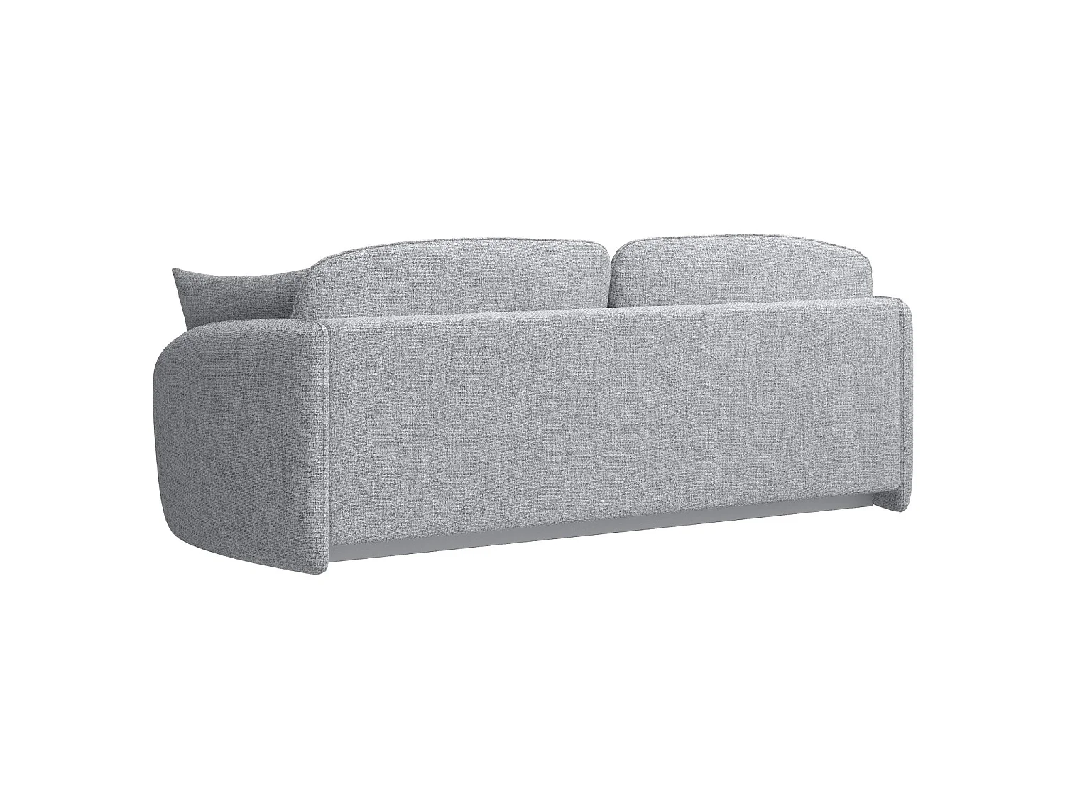 Canapé convertible trois places - gris clair- SAVOY