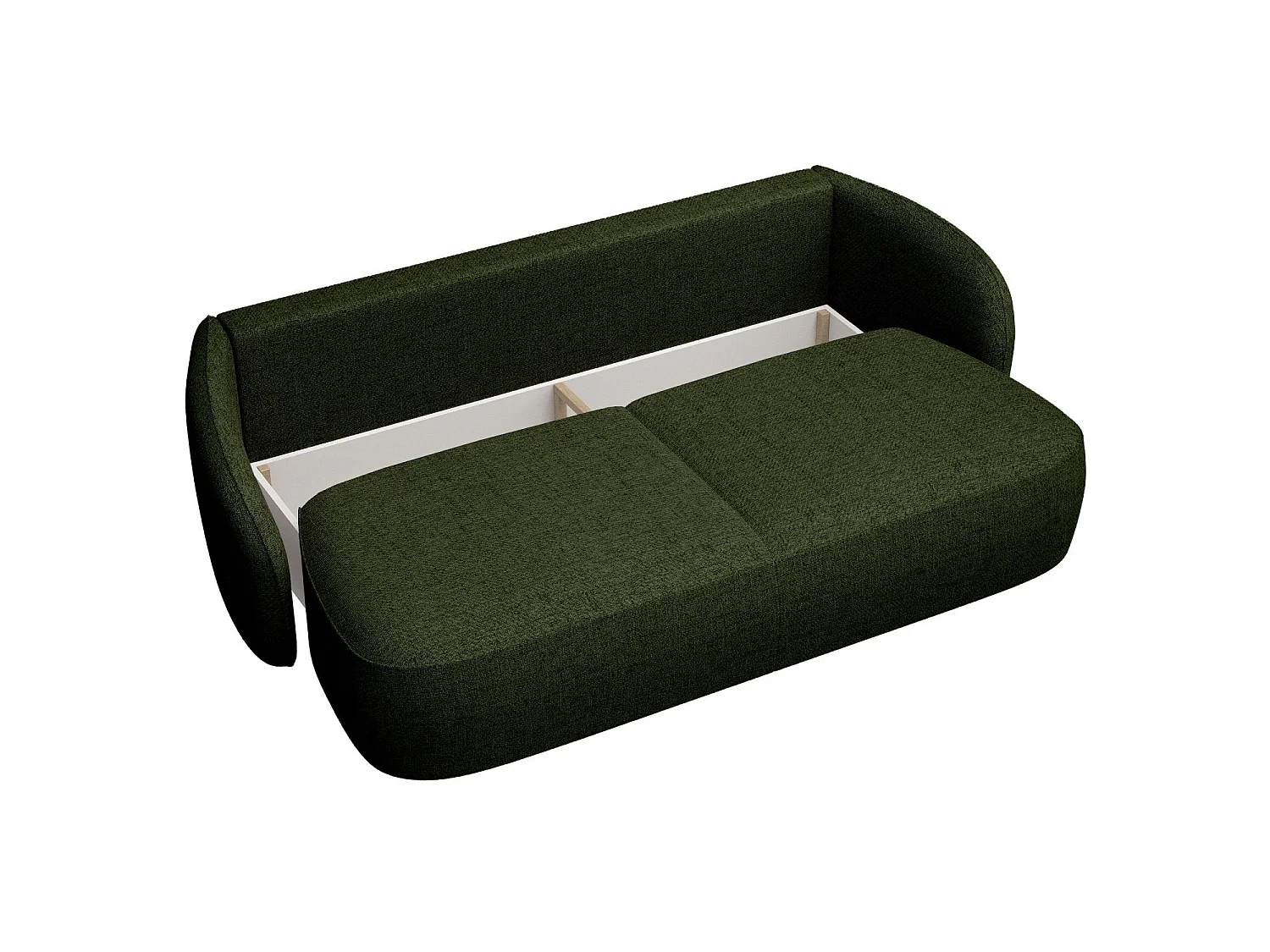 Driezits slaapbank - olijfgroen - SAVOY