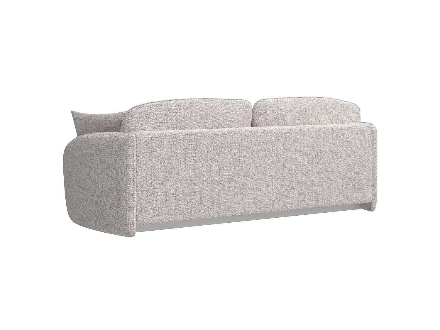 Canapé convertible trois places - beige clair - SAVOY
