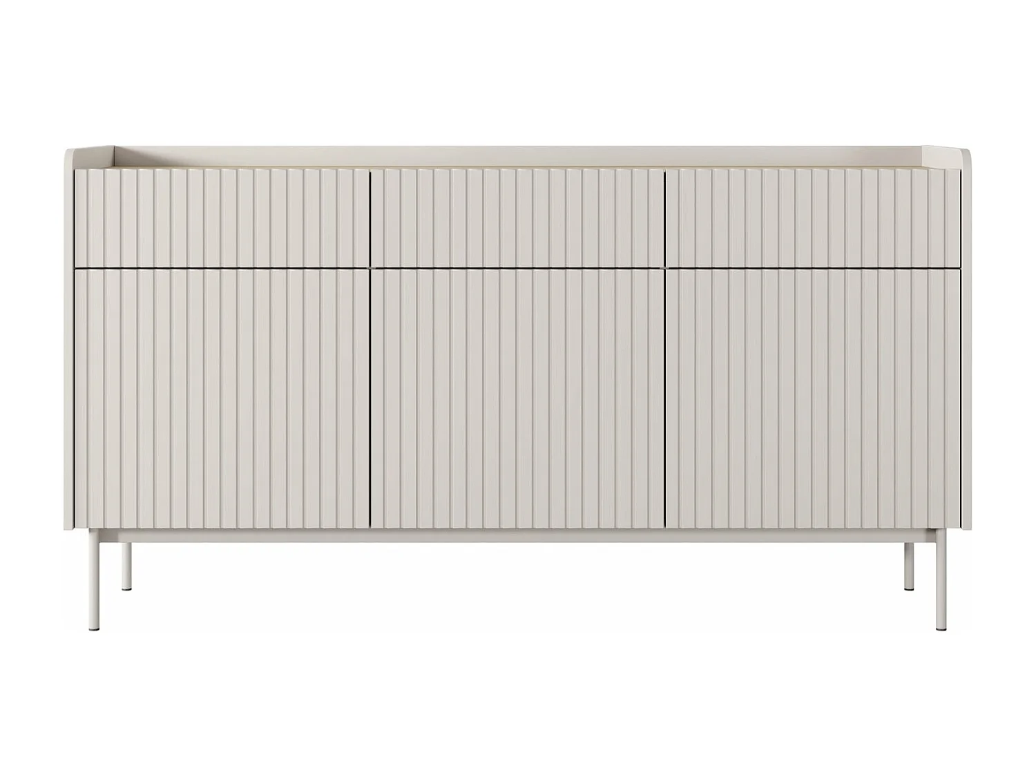 Sideboard mit 3 Schubladen - Greige - 153 cm - LIWELO
