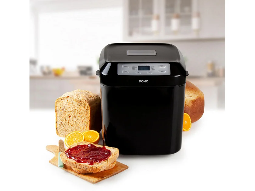 Domo Machine à pain 1kg 550w noir - b3974
