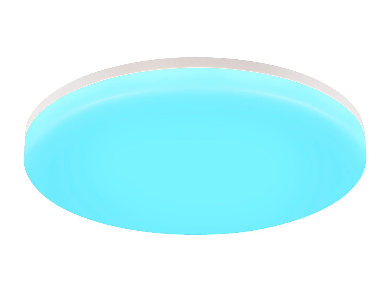 NETTLIFE Plafonnier LED Ø 28 cm Lampe de chambre avec télécommande 24 W Lampe de cuisine RGB Lampe de salle de bain Lampe de couloir plate IP54