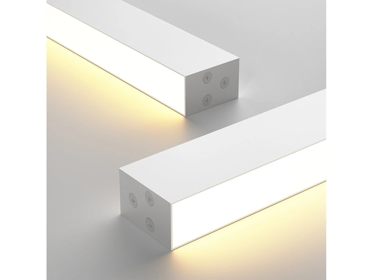 NETTLIFE Plafonnier LED Noir Moderne 107CM Longue Dimmable avec Télécommande Lampe de Bureau 32W Panneau pour Cuisine Chambre