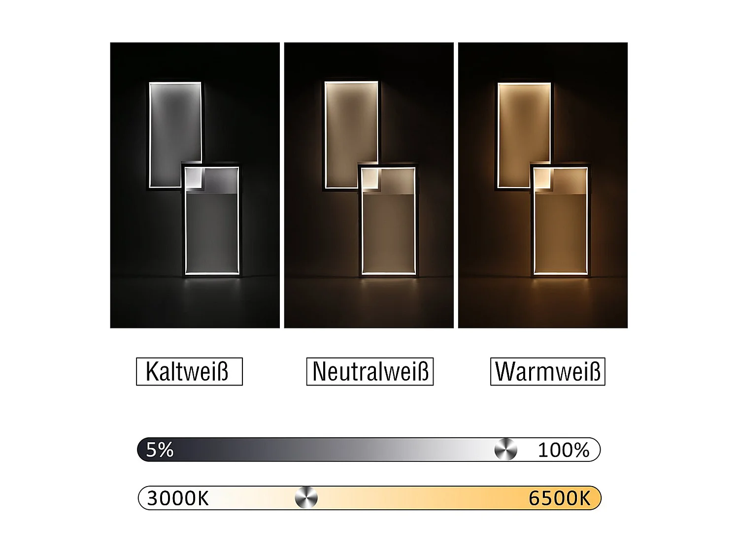 NETTLIFE Plafonnier LED Dimmable avec Télécommande 40W Métal Blanc Lampe de Cuisine Design Moderne pour Chambre Salle à Manger Salon