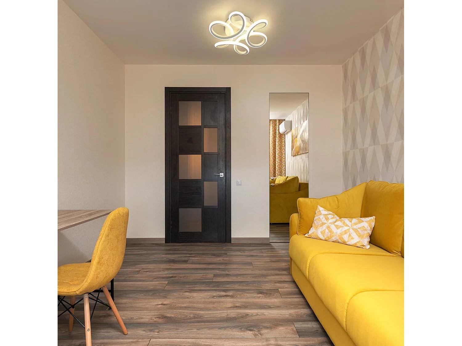 NETTLIFE Plafondlamp LED wit 3000K Warm wit Licht Geometrisch ontwerp Metaal 17W Moderne Plafondverlichting voor Woonkamer | Slaapkamer | Studeerkamer 27cm